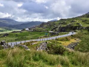 s curve road in Ireland