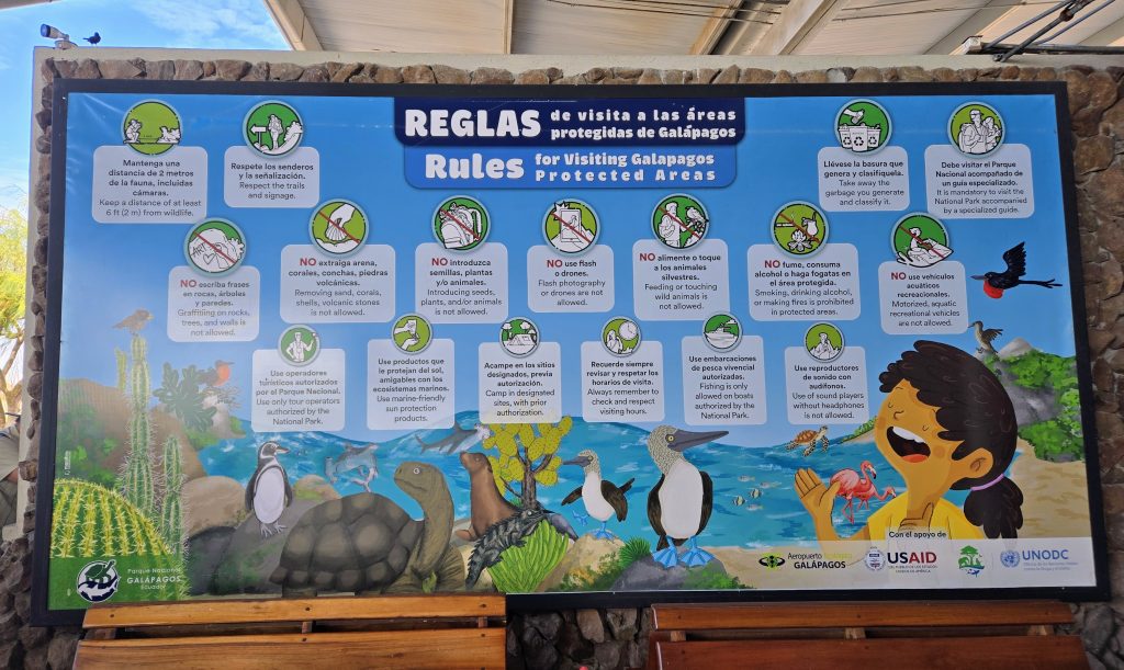 rules about the Galapagos