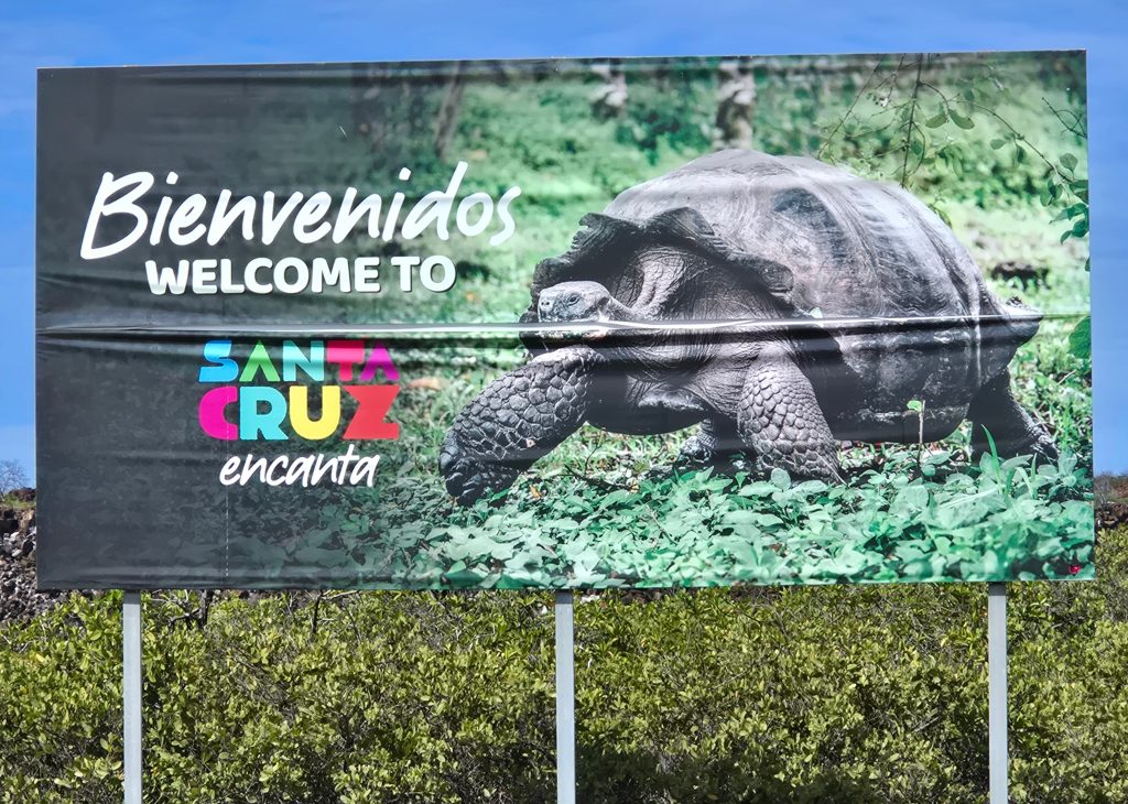 Galapagos welcome poster