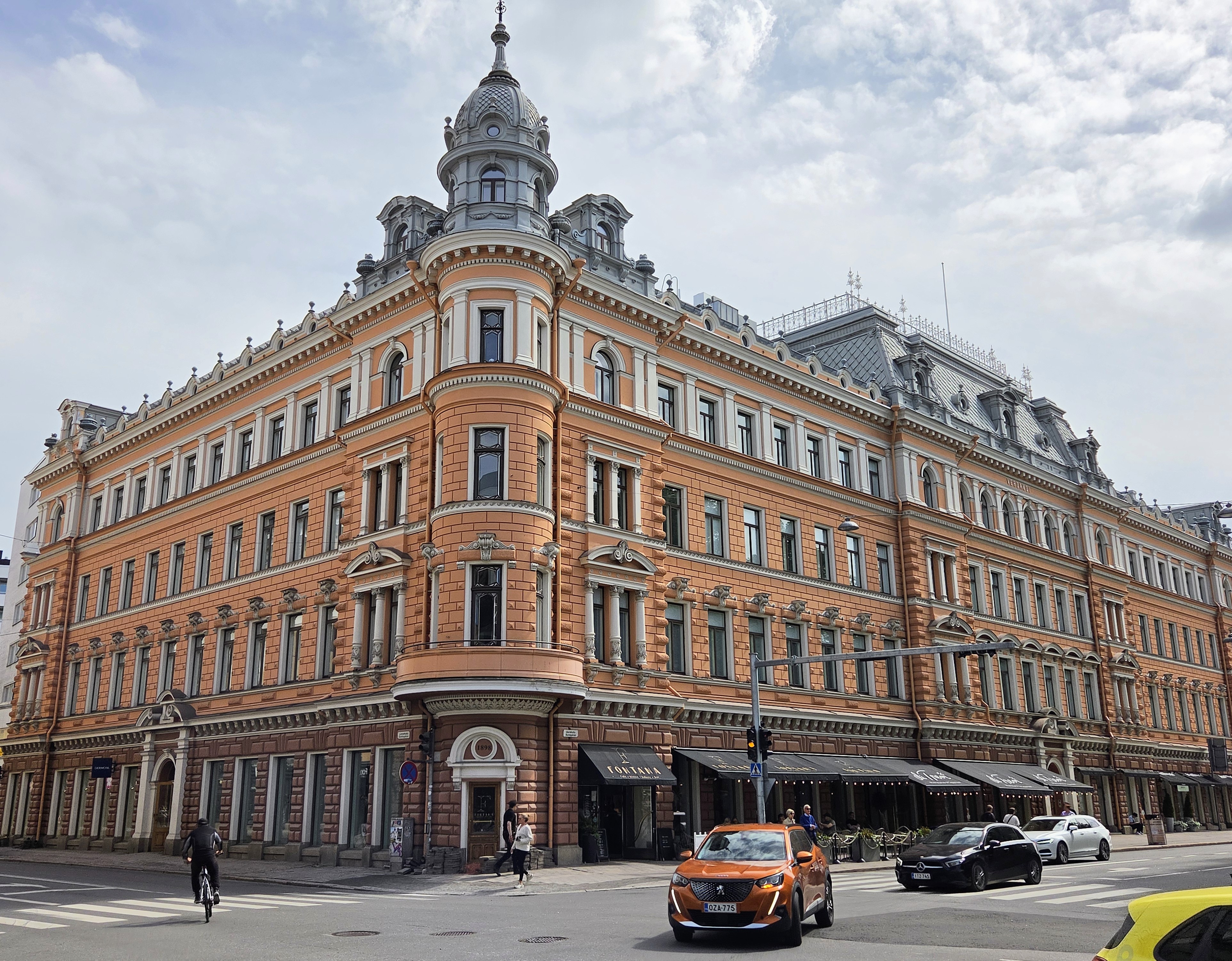 Art Deco building in grand square,Turku
